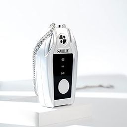 SMILIV Portable Air Purifier – 99% Efficient | Wearable with Lanyard | Type-C Rechargeable | Eliminates Pollution, Dust, Bacteria | Compact – Silver & Green (Silver)-image-99