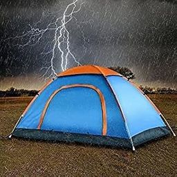 WOLTAX Polyester Portable Waterproof Picnic, Hiking, Camping Dome Tent with Bag for 6 People (Multicolor)-image-18