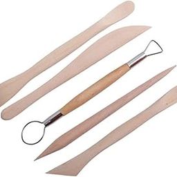 Kreative Kraft 5 Pcs Pottery Tool Kit - Ceramic & Clay Sculpting Tools Set-picture-0