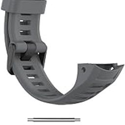 LOOM TREE® For Garmin Instinct Replacement Watch Strap Sillion Wrist Watch Band Grey-picture-19