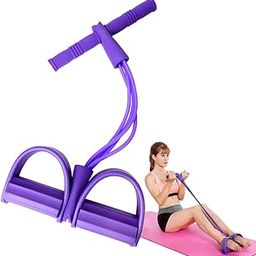 PATULIO Multi-Function Tension Rope, Tube Elastic Yoga Pedal Puller Resistance Band with Handles, Natural Latex Sit Up Exercise Equipment Home Gym Tummy Trainer for Men Women-20