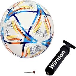 Wirmon FIFA Worldcup Football Elitex PVC Football/Recreational Ball/Soccer Ball/Match Ball Size 5 Regulation Soccer Ball-image-41