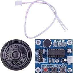 ISD1820 Voice Recording Playback Module Sound Recorder Board 10 Seconds Audio Recording with 8Ω 0.5W Speaker Microphone for DIY Voice Control Projects Embedded Systems Learning Kits-34