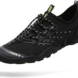 Mens Womens Quick Dry Barefoot Beach Pool Swim Diving Surf Aqua Sports Water Shoe Black 12.5 M US Women / 11 M US Men-image-8