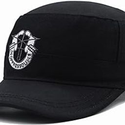 JAZAA Army Cap Short Brim Breathable Military Cap Adjustable Classic Baseball Cap-image-85