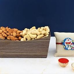SFU E Com Dry Fruit Hamper For Rakshabandhan Gift | Dry Fruit And Rakhi For Brother | Dry Fruit Basket Hamper | 145-90