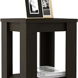 Spacewood Bedside Table| Ruby | Engineered Wood Side Table Without Drawer | 3 Year Warranty | Vermount-picture-13