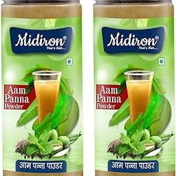 Midiron Aam Panna Drink Powder Tangy & Sweet Taste Instant Natural Mango Powder Drink Anytime | Refreshing & Re-hydrating| Natural Mango Drink Powder (250gm each)-image-13