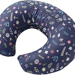 Kazlin Feeding Pillow for New Born Baby with Detachable Cover Breast Feeding & Maternity Nursing Pillow for Breastfeeding Infant Set of Support for Baby and Mom (Blue Plant - 516)-image-39