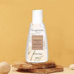 Glamveda Glutathione Body Lotion Reduces Dark spots, Skin brightening with Vitamin C For Skin fairness | All Skin types | 150 ml-image-2
