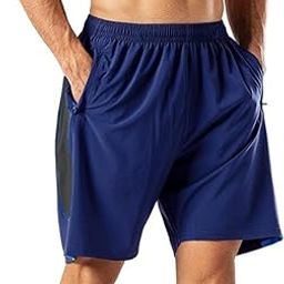 Lycra Shorts for Men with Zipper Pockets & Knee Design(Dark Blue) Best Shorts (Multisize)-picture-18