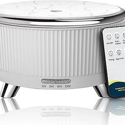 Diffusers for Essential Oils Large Room, Aromatherapy Diffuser with Remote Control,7 Colors Lights 3 Mist Mode for Women Office Home White Sliver-29