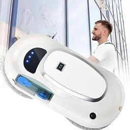 ONDIAN CHUNCIN - Window Cleaner Robot,Automatic Robotic Window Cleaning Vacuum Cleaner Smart Glass Robot,for Inside and Outdoor High Window Remote Control Window Cleaner Tool OneColor-5