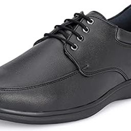 Mens 8687 Durable Formal Shoes with a Smart and Round Design, Classic Derby Lace-Up Structure Crafted Material-image-49