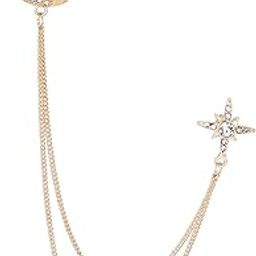Enakshi (LABEL) Creations Tassel Chain Brooch Men Chic Durable for Celebration Father Tuxedo of Shirts GoldJewelry & Watches-2