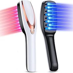 Bolivia's Electric Scalp Massage Brush, Hair Massage Brush with Red and Blue 2 Lights, Electric Head Scratcher for Anyone, Massage Comb with Soft Rubber for Hair Growth, Thinning Hair Treatment-image-62