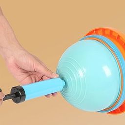 UJEAVETTE Pogo Bouncing Ball Cute Pogo Ball with Handle for Workout Party Gift Fitness Orange-image-89