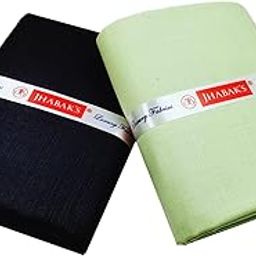 Untitched Shirt and Trouser Fabric - Cotton Blend Material - 2.25m Shirt Cloth - 1.20m Pant Piece (Pista Green)-image-51