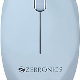 ZEBRONICS Cheetah Wireless Mouse with 1600 DPI, High Accuracy, Precise Usage, 3 Buttons, Ergonomic and Comfortable Design (Blue)-15