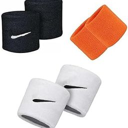 SYMKARD-Wrist Band for Men & Women 3 Inch - Wrist Sweat Band (Black, White & Orange) 3 Pairs - Comfortable, Absorbent, and Durable - Ideal for Sports, Workout, Gym, Running, and Fitness Activities-image-102