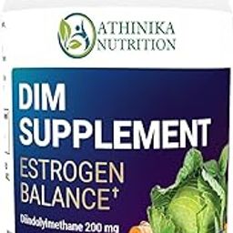DIM Supplement Estrogen Balance - Original Estrogen Supplement for Women with Diindolylmethane for Menstrual Symptoms & Menopause Relief & Black Pepper for Enhanced Absorption - 60 Capsules-22