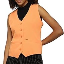 Solid Polyester Women's Casual Wear Blazer-picture-33