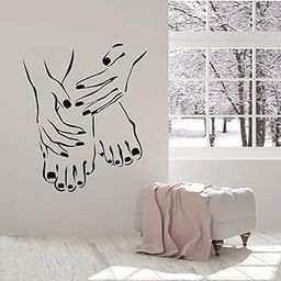 Gadgets Wrap Nail Art Studio Wall Decal Pedicure Manicure Salon Design Polish Vinyl Wall Stickers-33
