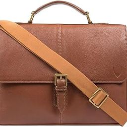 Men's Briefcase (Tan)-image-7