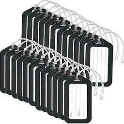 Hetkrishi Luggage Tags, Smart Tags for Travel suitcases, School Bags for Easily Identification of Bags (Pack of 24) (Multicolor) (Size: 24 Pack)-picture-16