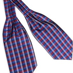 Classic Coil Deluxe Blue Cravat for Men-image-5