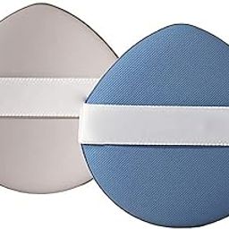 COSLUXE Makeup Triangle Shape Sponge, 2pcs Total Coverage Blending make-up Sponge, Latex-Free Foundation Sponge's Wet and Dry Dual Use, Teardrop Powder Puff for All Types of Skin-33