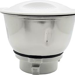 AtLoGs "Chutney Jar" for "PREETHI/Philips" Three Lock Slot Mixer Models (500 ml, Steel)-15