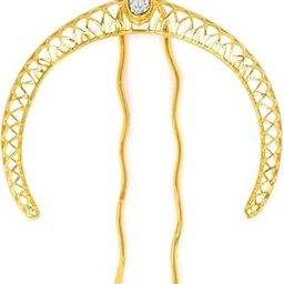by Caratlane Queen of Organising Juda Pin in Gold Plated 925 Silver for women-image-17