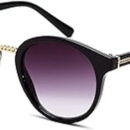 Gradient Grey Black Oval Full Rim Acetate Sunglasses Frame with UV 400 Protection Lens Sunglass-6