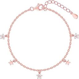 925 Silver Rose Gold Starlit Dreams Bracelet, Adjustable| Gifts for Girlfriend, Gifts for Women & Girls| With Certificate of Authenticity and 925 Stamp | 6 Month Warranty-41