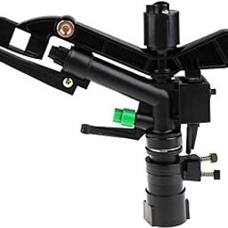 APPSTER 360° Rain Gun Sprinkler Nozzle Spray Head for Garden Irrigation Lawn Farm Agriculture Plant Watering Rotating Rocker Arm Sprinklers Mist Sprayer (1" Female Thread)-image-62