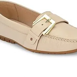 egoss Lady Boss X Premium Genuine Leather Loafer Casual Shoes for Women-LG-15-picture-11