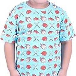 kidzo Baby Boys Poly Cotton T-Shirt and Short Set | Clothing Set | Blue | 4-5 Years | KIDS11125-picture-47