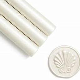 The Write Stuff Art & Craft PEARL WHITE Sealing Wax Sticks for Wax Seal Stamp, Great for Cards, Envelopes, Wedding Invitations, Corporates(Pack of 5 Sticks))-61