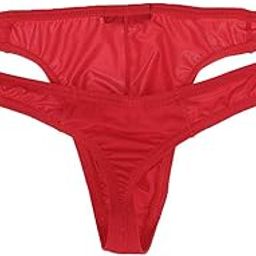 Men G-String Briefs Thongs Underwear XL Red-picture-6