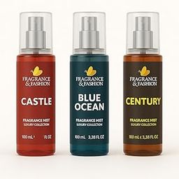 Luxury Collection Body Mist Set, Castle, Blue Ocean, Century, 100 mL, 3.38 FL OZ-image-19