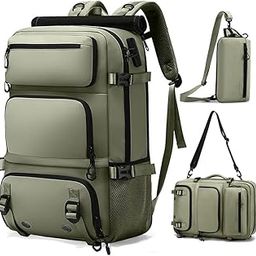 BANGE 35L Anti-Theft Travel Backpack with Detachable Sling Bag Expendable Large Capacity Bag, fit for 17.3” Laptop Multi-Compartment, Water-Resistant for Work, Travel, Outdoor-picture-13