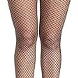 Sizzers Fishnet Tights for Womens || Net Cross Mesh Black Fishnets || Stockings High Waisted || Fishnets Pantyhose || Thigh High Net Stockings (Black)-image-31