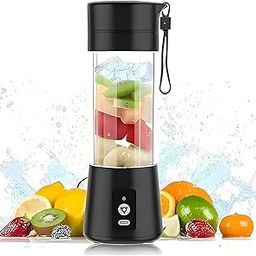 ALIOZ Portable Blender, USB Rechargeable Mini Juicer Blender,Electric Bottle Grinder Mixer, Personal Size for Juices, Shakes and Smoothies,Fruit Juicer Machine(Multi Color)-picture-15
