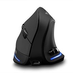 ELBME F-35 Mouse Wireless Vertical Mouse Ergonomic 2400 DPI Optional Portable Gaming Mouse for Mac Laptop PC Computer-image-51