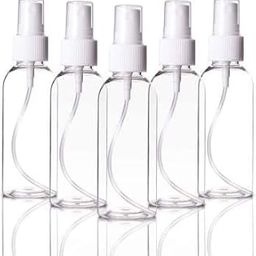 Hunky Dory 8pcs 50ml Empty Plastic Transparent Refillable Fine Mist Spray Bottle for hand sanitizer,Perfume, Lotion, Oil, Travel | Costemic use etc-43