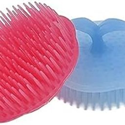 Smart Villa Traders Portable Pocket Fingers Round Shampoo Scalp Massage Hair Comb Brush Set (Multi Color) (Pack Of 4)-image-60