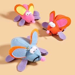 Dog Trust Furry Cat Toy Mice | Interactive Mini Mouse Toys with Feather Tail for Kittens and Indoor Cats | Colorful Soft Fur Mice for Active Play & Hunting Fun-22