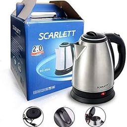 Scarlett Kettle,electric kettle Stainless Steel Electric Scarlett Kettle Multipurpose Tea Coffee Maker Heater Water Boiler Tea Pot with Heat Resistance Handle 2 Liter-image-53