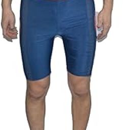Hydra Blue Swimming Trunks for Men-image-72